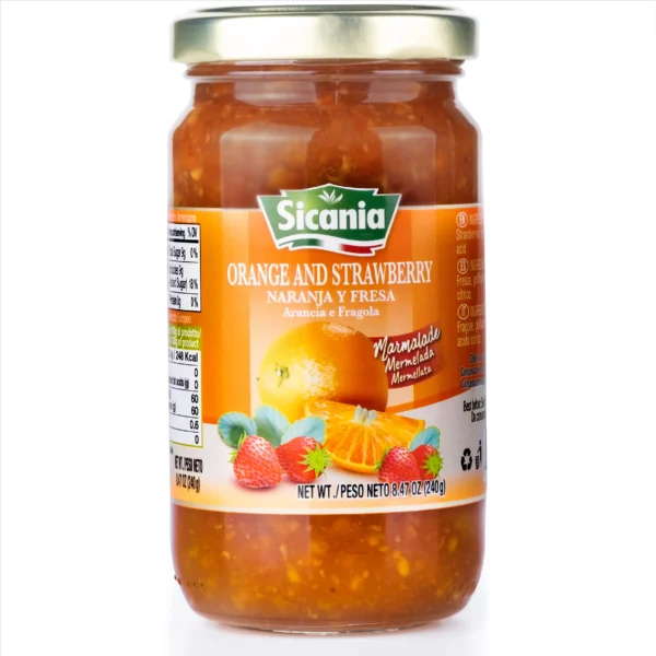 Italian Strawberry & Orange Fruit Marmalade 240gr