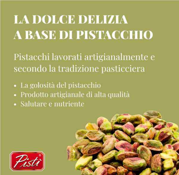 PISTI Cream of Pistachio from Sicily 21.2 Ounce (600g) - 3 PACK (20% Discount) - Image 3