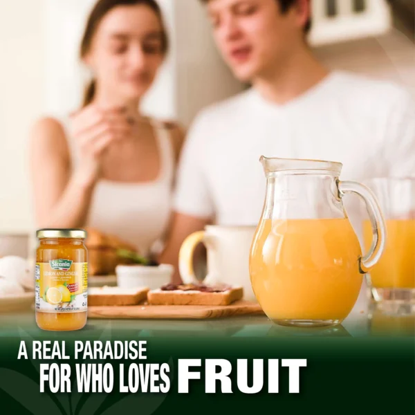 Italian Lemon Ginger Fruit Marmalade 240g - Image 2