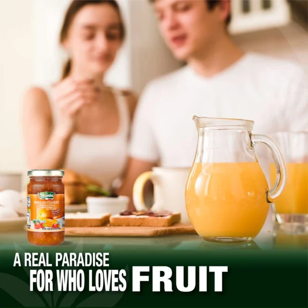 Italian Strawberry & Orange Fruit Marmalade 240gr - Image 5