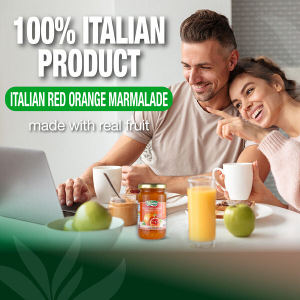 SICANIA Italian Blood Orange Fruit Marmalade 240gr - 3 PACK (20% Discount) - Image 5