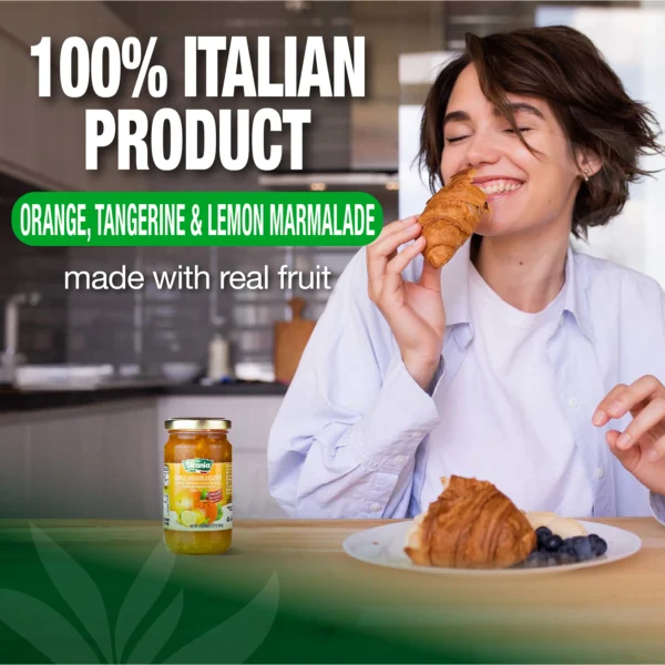 SICANIA Italian Orange, Tangerine & Lemon Fruit Marmalade 240g - 3 PACK (20% Discount) - Image 6