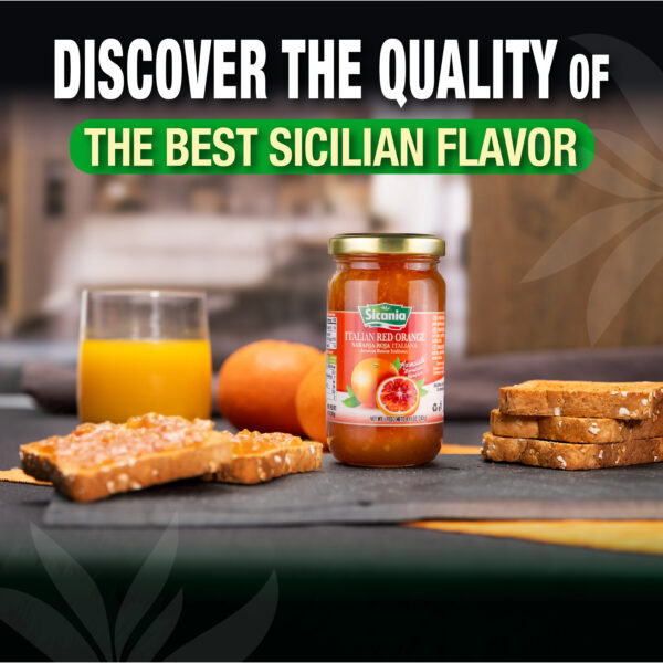 SICANIA Italian Blood Orange Fruit Marmalade 240gr - 3 PACK (20% Discount) - Image 7